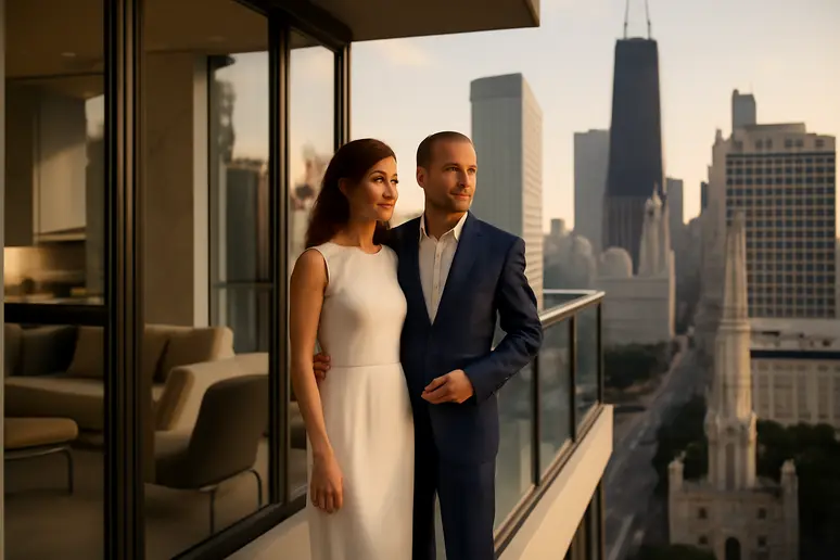 คู่รัก Crown ขายคอนโดหรู $5.5M ที่ Water Tower Place